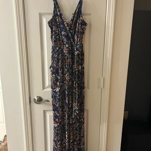 Floral Sleeveless Jumpsuit